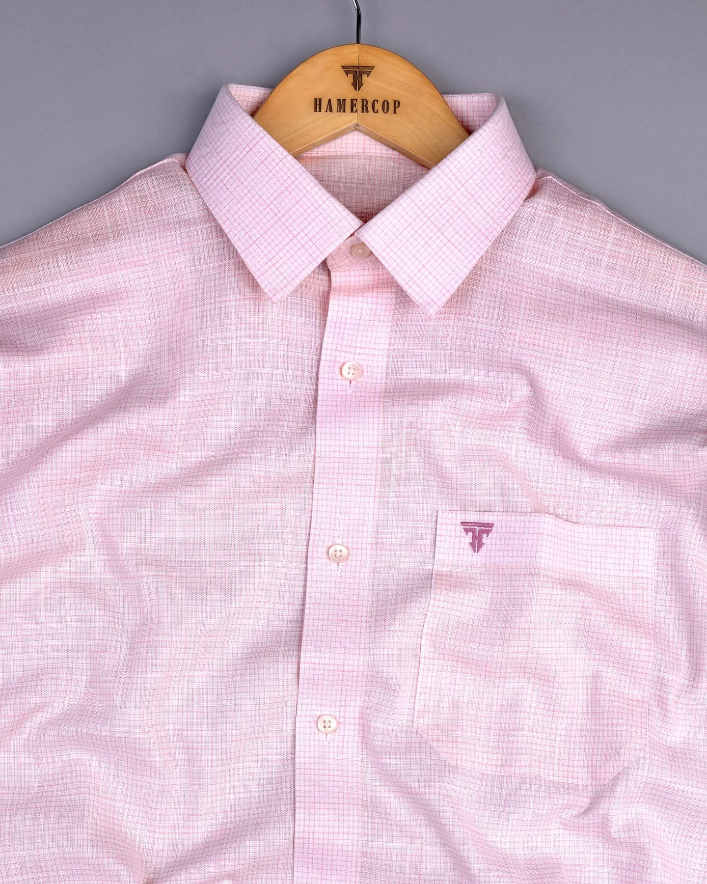 Eton White Graph Check Linen Formal Shirt