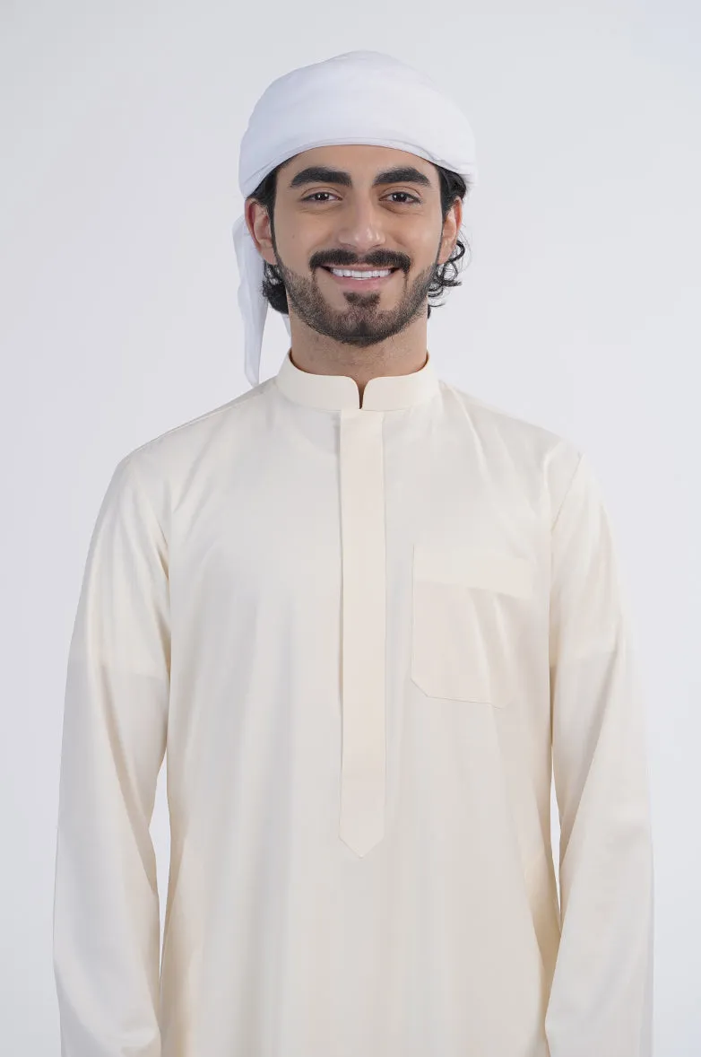Formal color winter Kandura / thobe beige color