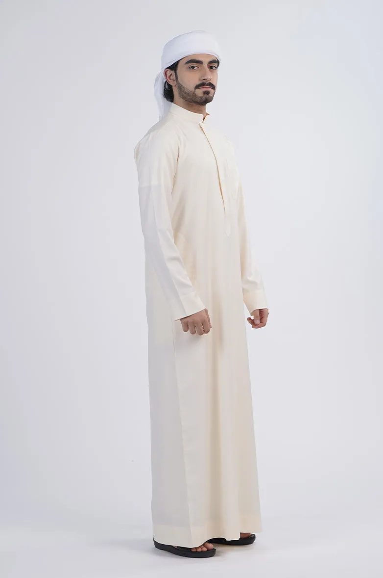 Formal color winter Kandura / thobe beige color