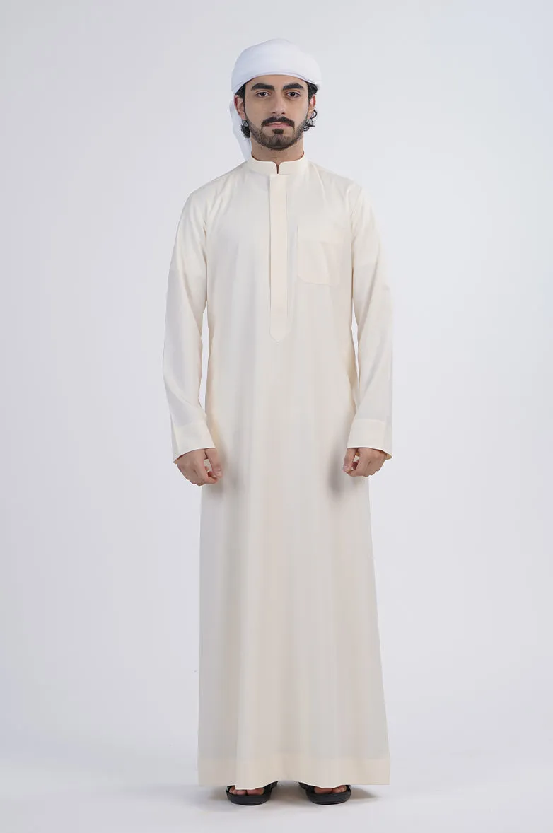 Formal color winter Kandura / thobe beige color