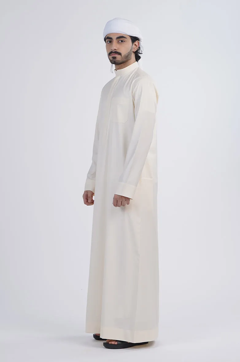 Formal color winter Kandura / thobe beige color