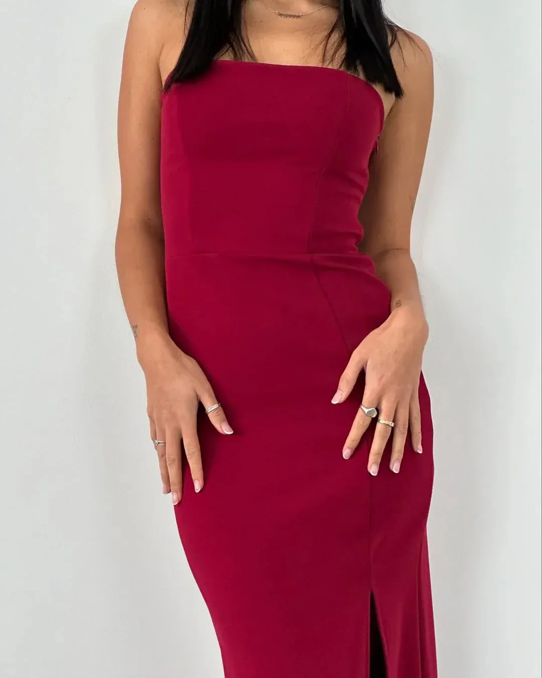 Formal Women's Dresses Strapless Sheath Long Prom Dress Formal Party Gown Prom Dress Store