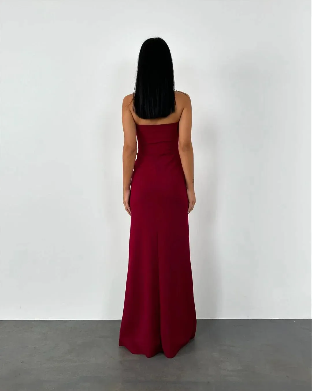 Formal Women's Dresses Strapless Sheath Long Prom Dress Formal Party Gown Prom Dress Store