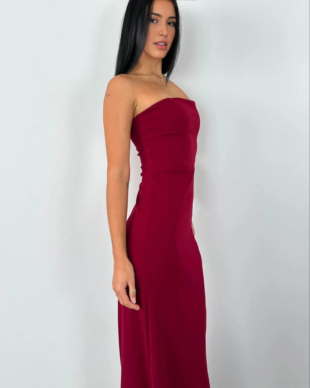 Formal Women's Dresses Strapless Sheath Long Prom Dress Formal Party Gown Prom Dress Store