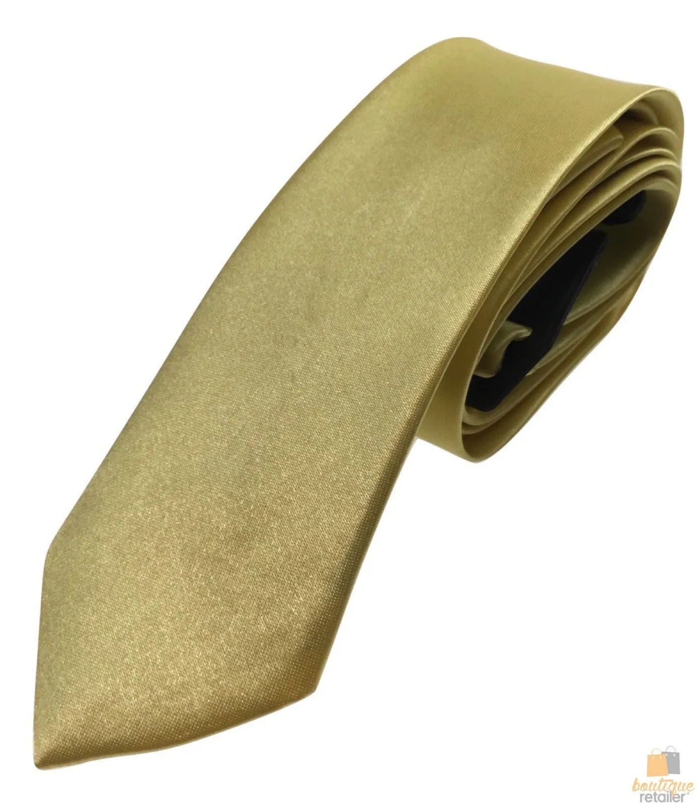 Mens SKINNY TIE Plain Wedding Slim Necktie Formal Casual Narrow Party