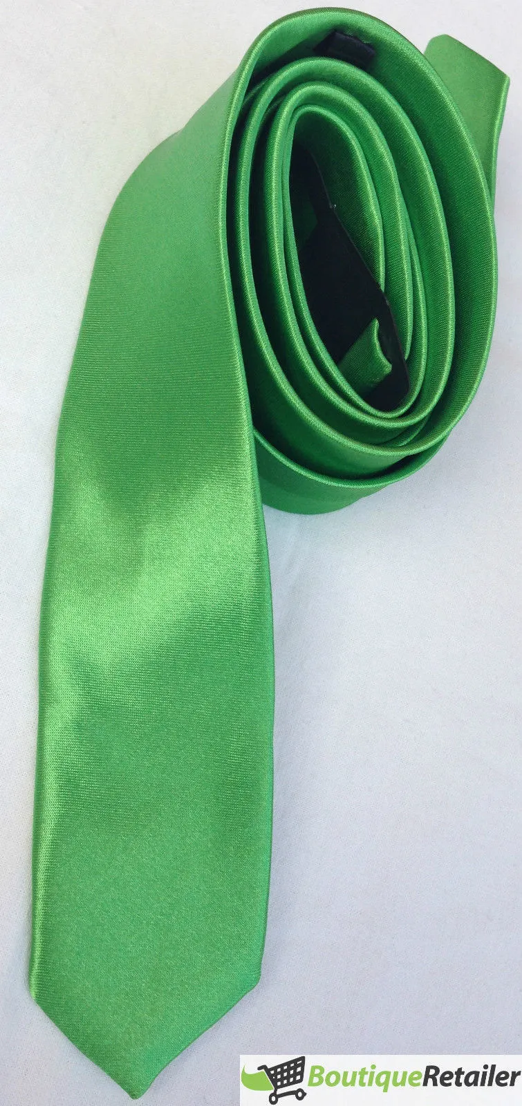 Mens SKINNY TIE Plain Wedding Slim Necktie Formal Casual Narrow Party